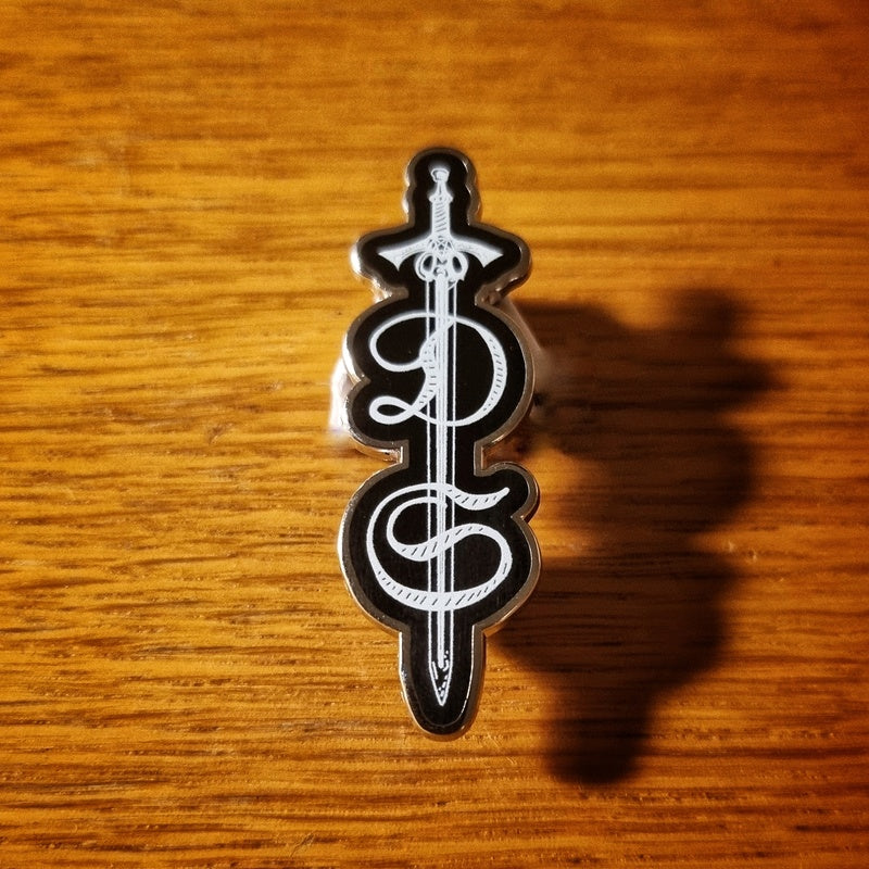 Depressive Silence Logo Pin