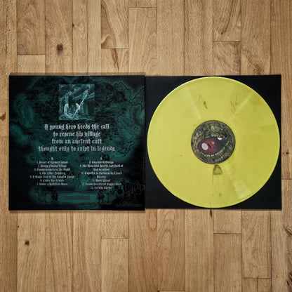 Pauldron - Under a Reptilian Moon Yellow Vinyl LP