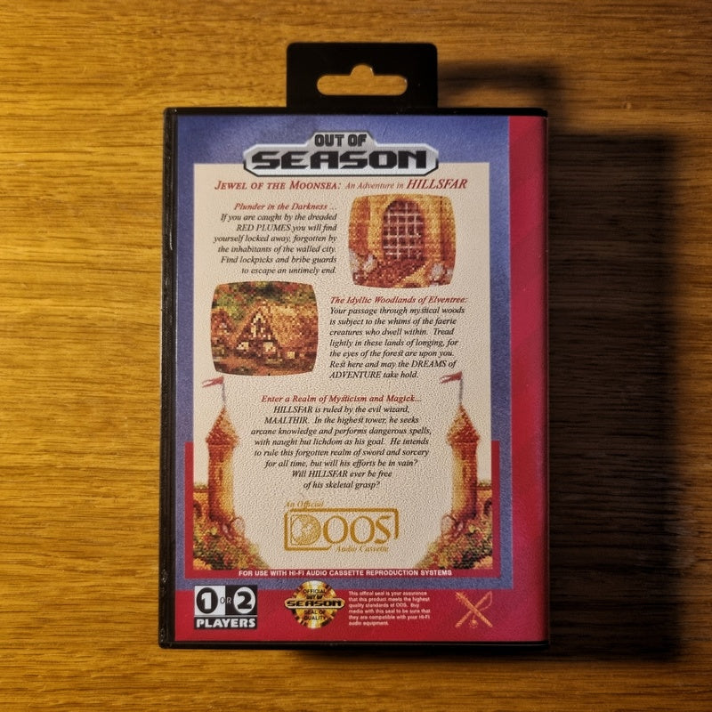 Hillsfar - Jewel Of The Moonsea Sega Cassette Box Edition