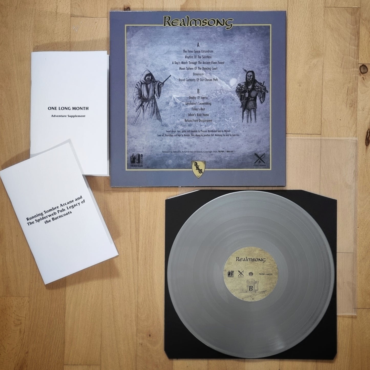 Sombre Arcane - Realmsong Silver Vinyl LP