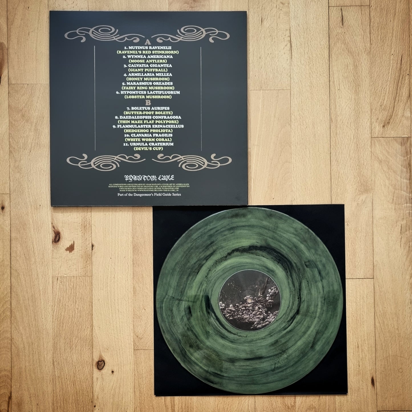Mycologia - Assorted Mushrooms of New England Vol .2 Green Vinyl LP