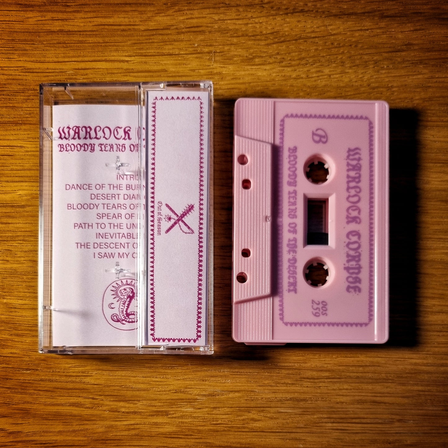 Warlock Corpse - Bloody Tears of the Desert Cassette Tape