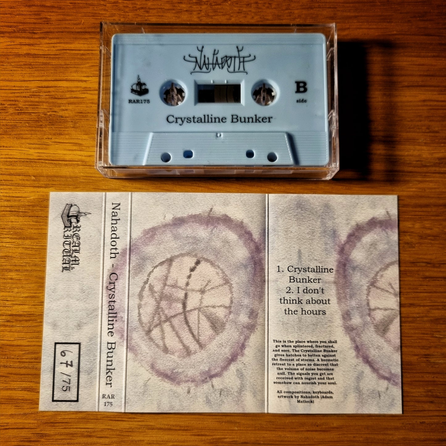 Nahadoth - Drought (Drones) / Crystalline Bunker Cassette Tape
