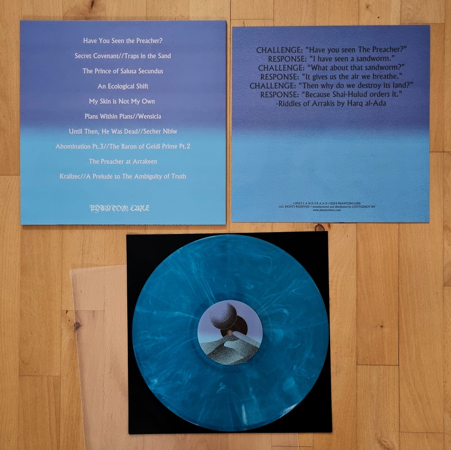 Landsraad - Mark of the Worm Blue Marble Vinyl LP
