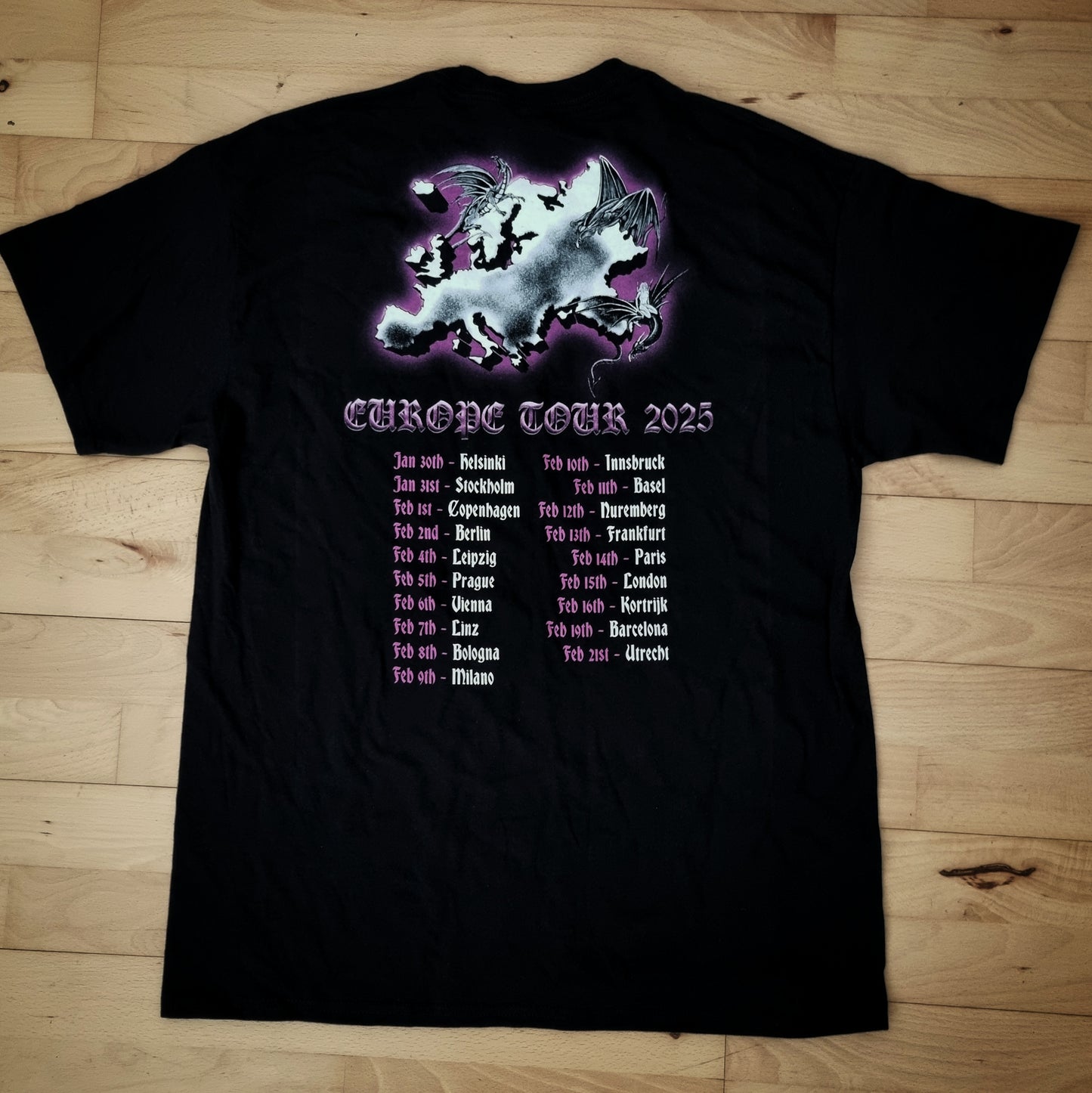 Quest Master "Europe Tour 2025" T-shirt