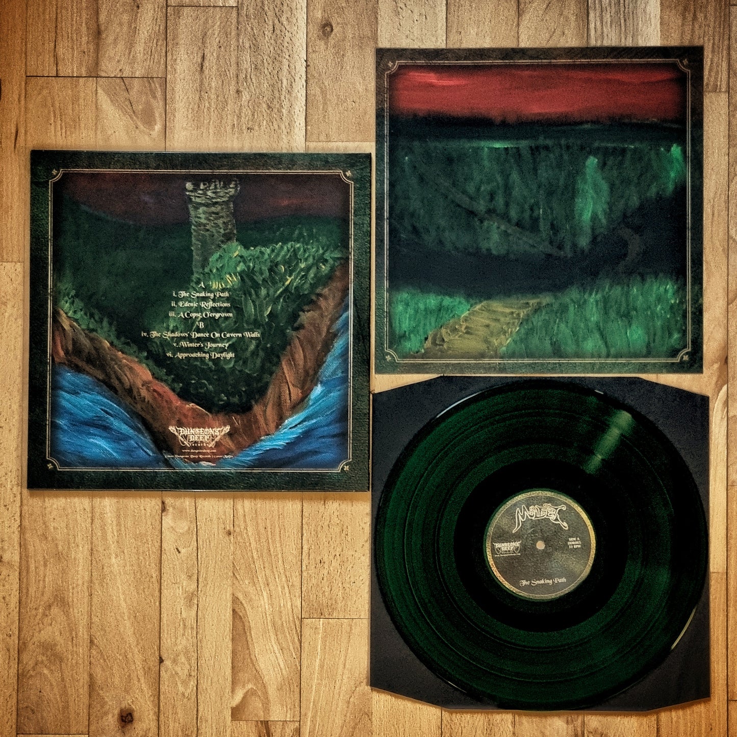 Malfet - The Snaking Path Green Vinyl LP