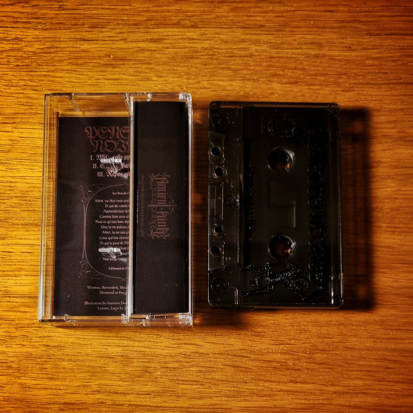 Pensées Noires - Repos sur la Mort Cassette Tape