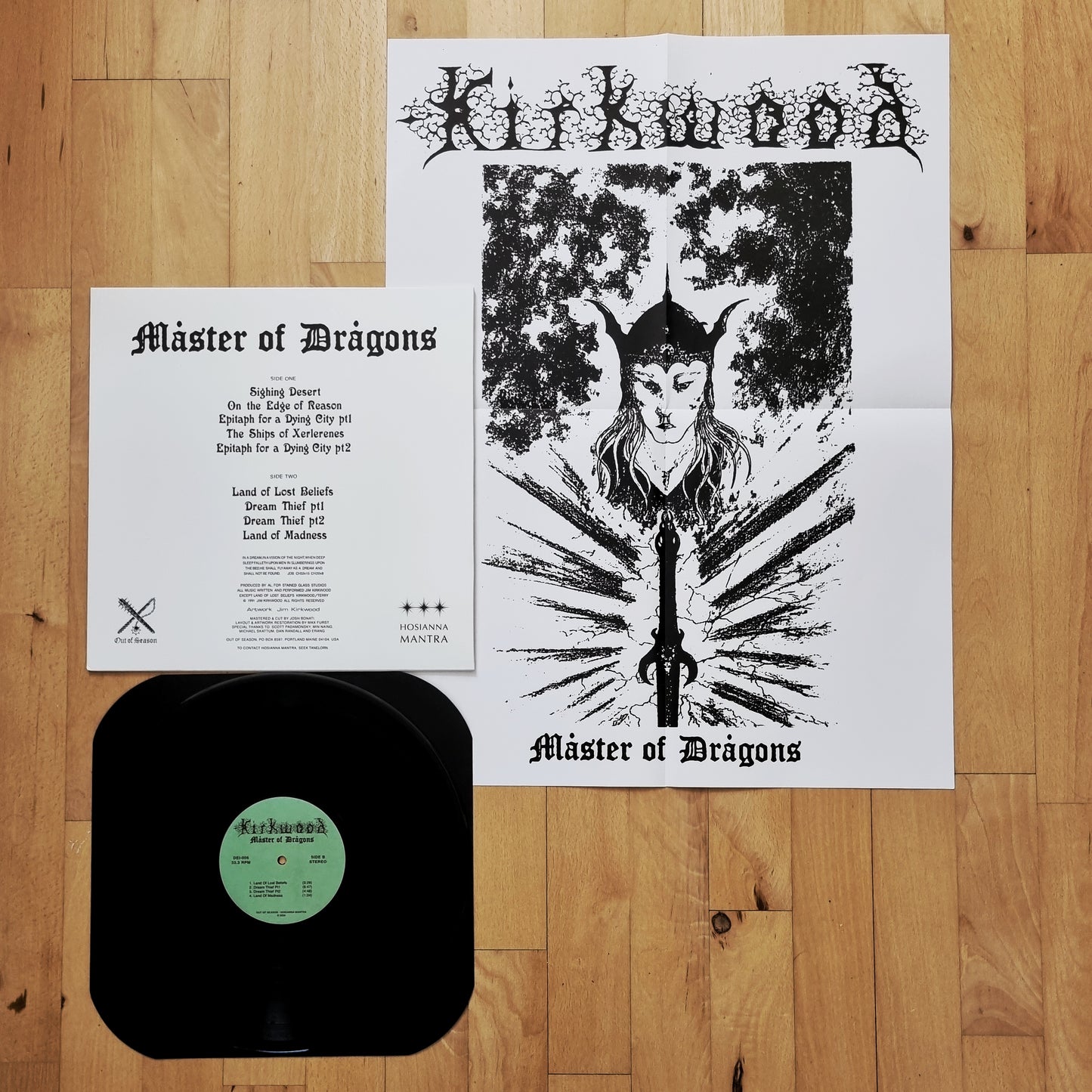 Jim Kirkwood - Master of Dragons Vinyl LP