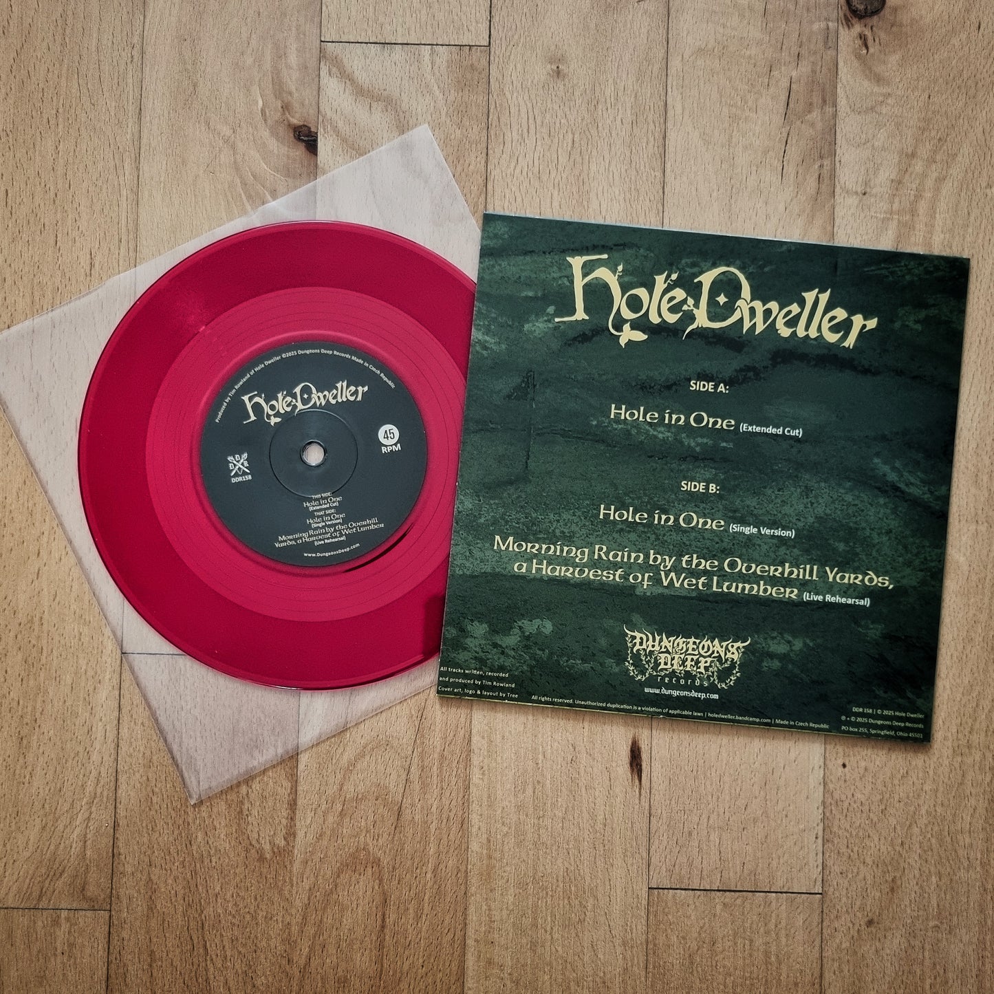 Hole Dweller - Hole In One 7inch Vinyl