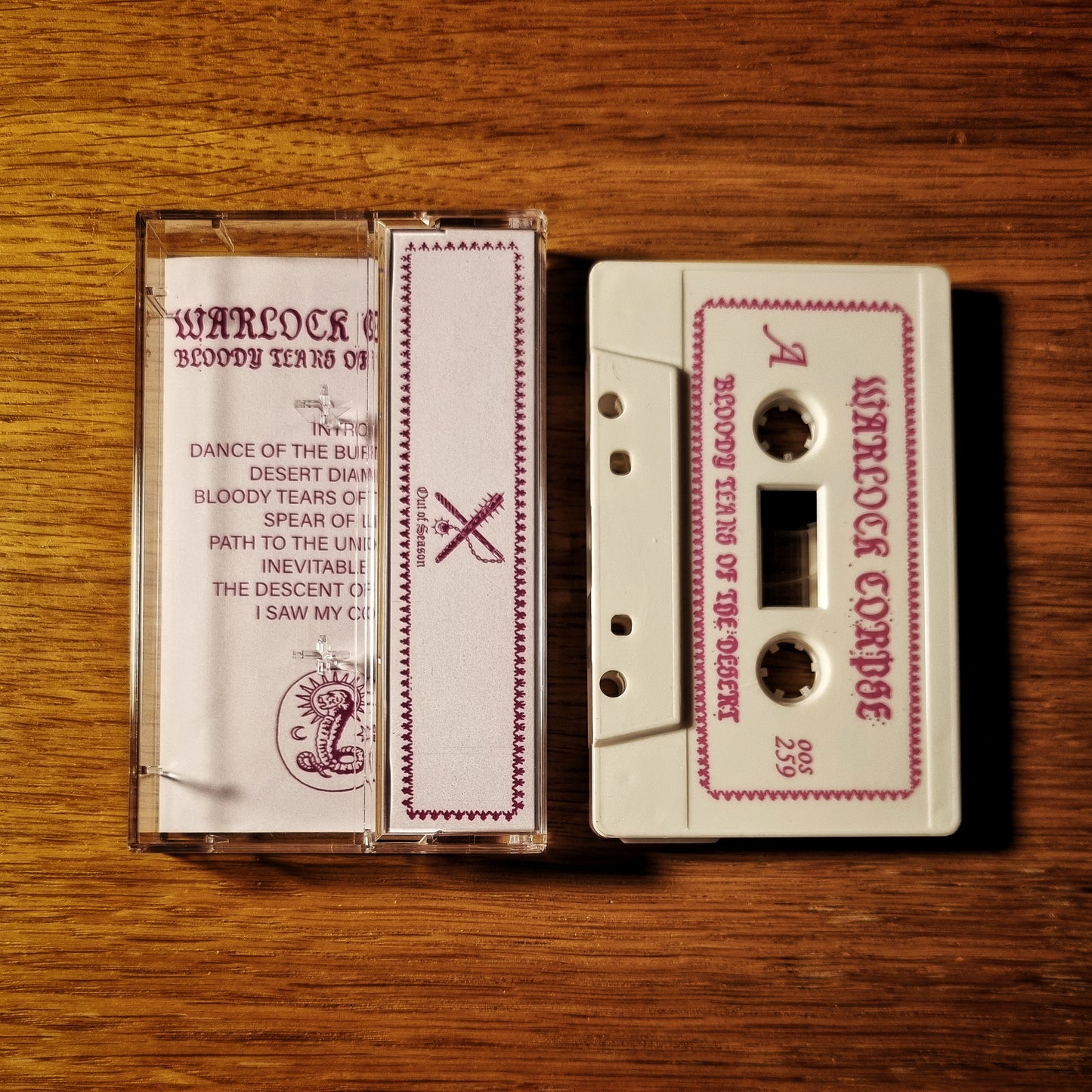 Warlock Corpse - Bloody Tears of the Desert Cassette Tape