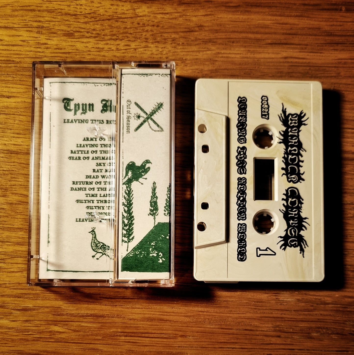 Warlock Corpse - Leaving this Rotten World Cassette Tape