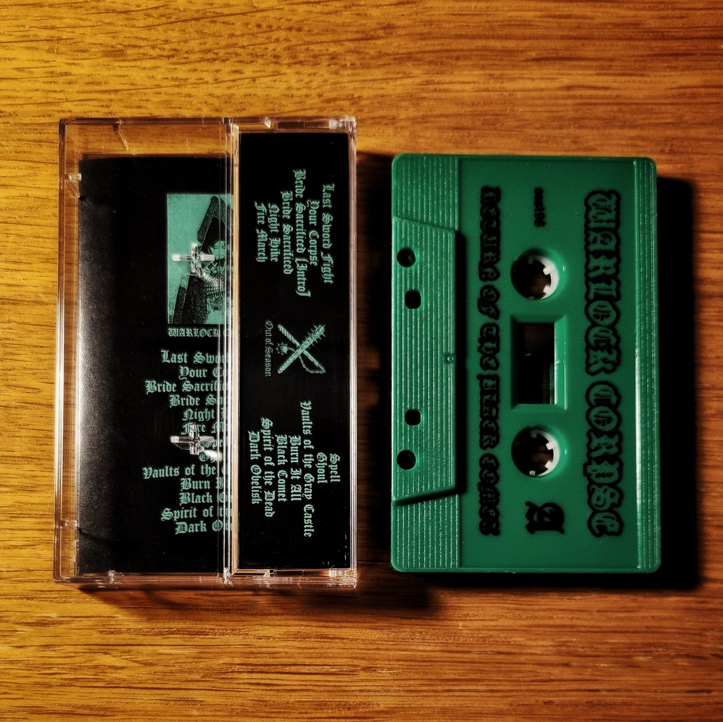 Warlock Corpse - Return Of The Black Comet Cassette Tape
