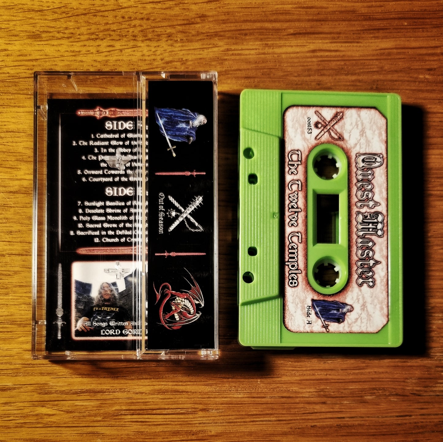 Quest Master - The Twelve Temples Cassette Tape