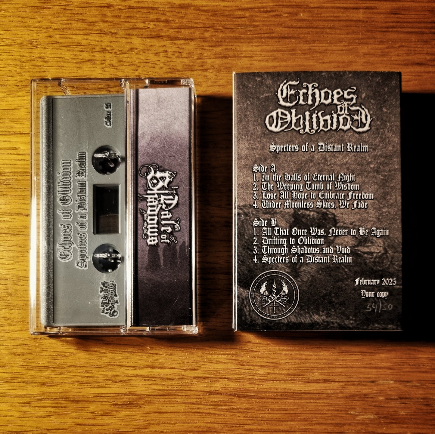 Echoes Of Oblivion - Specters Of A Distant Realm Cassette Tape