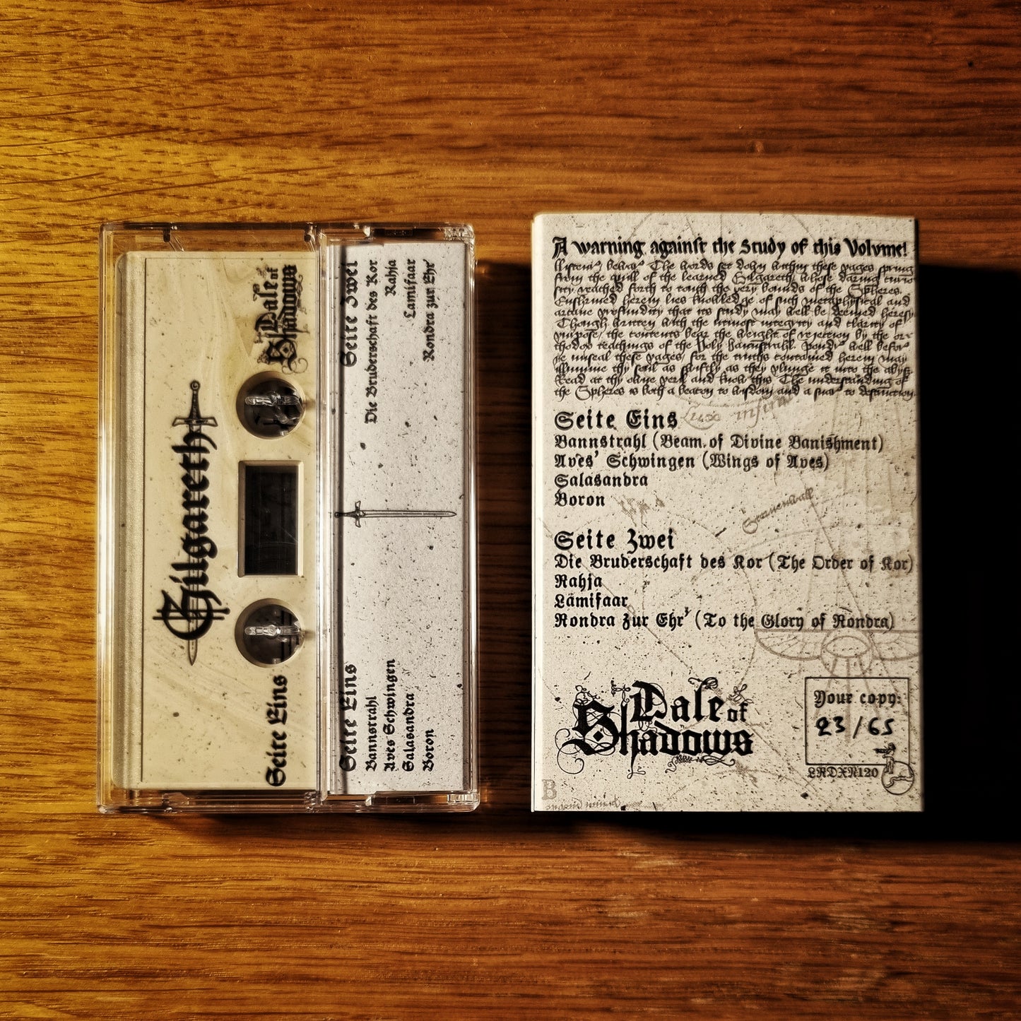 Gilgareth - Lichtboten Cassette Tape