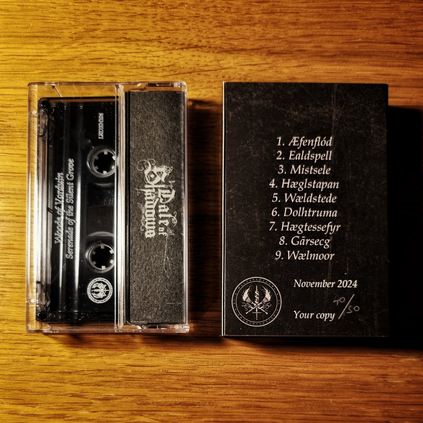 Woods Of Vorduin - Serenade Of The Silent Grove Cassette Tape