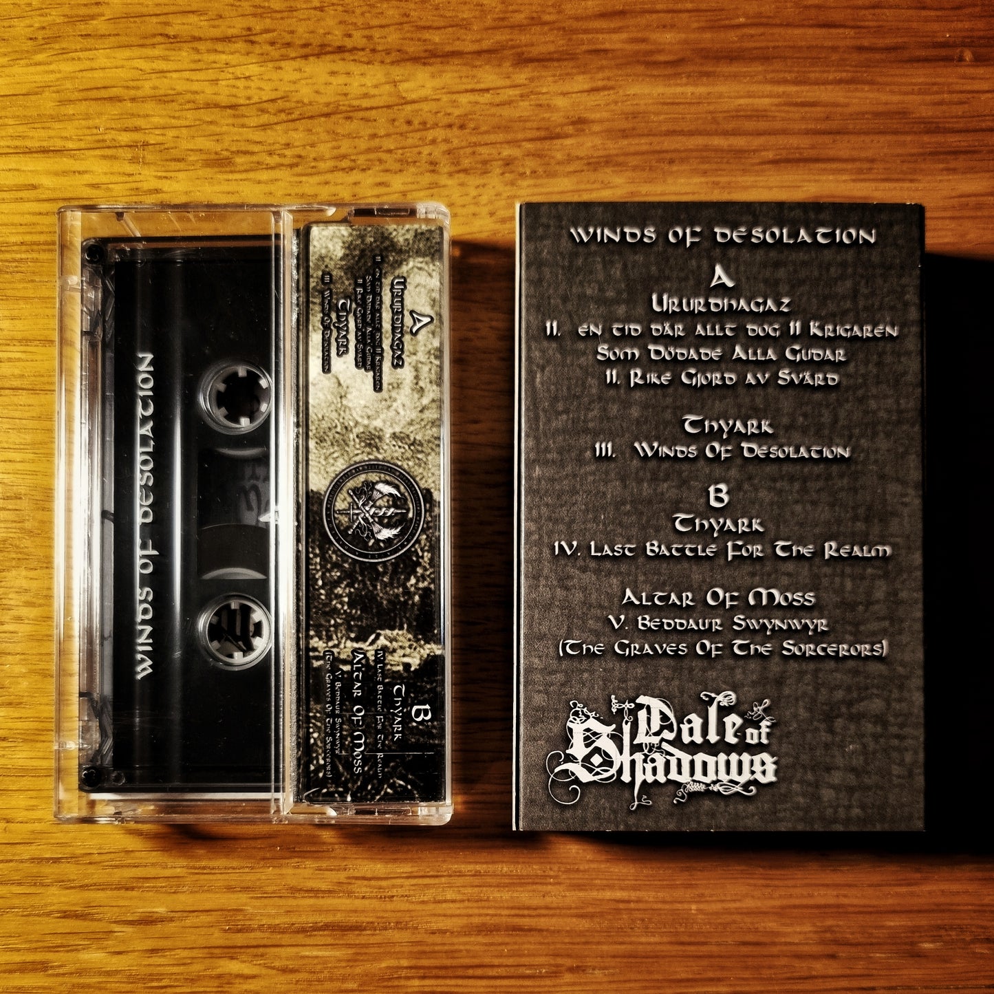 Ururdhagaz / Altar Of Moss / Thyark - Winds Of Desolation Cassette Tape