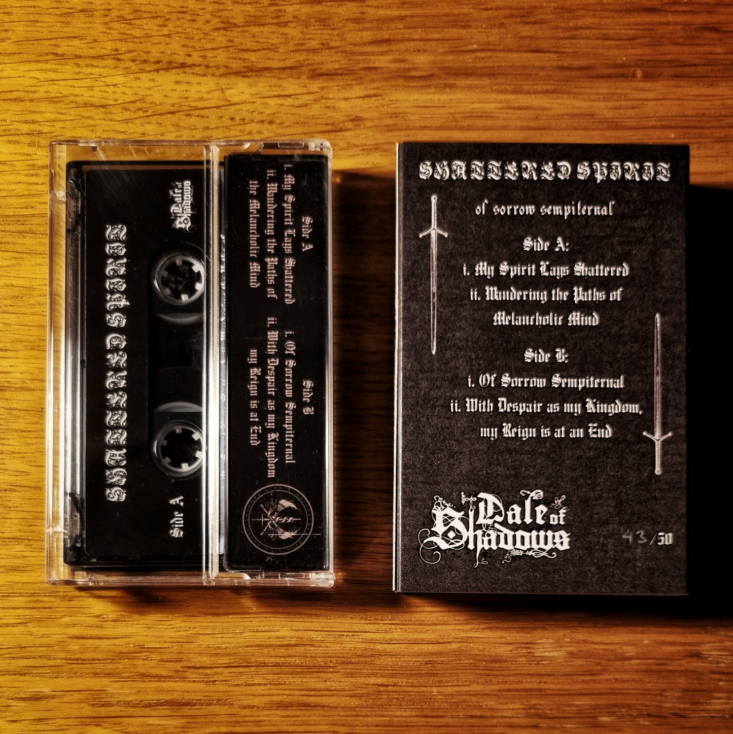 Shattered Spirit - Of Sorrow Sempiternal Cassette Tape