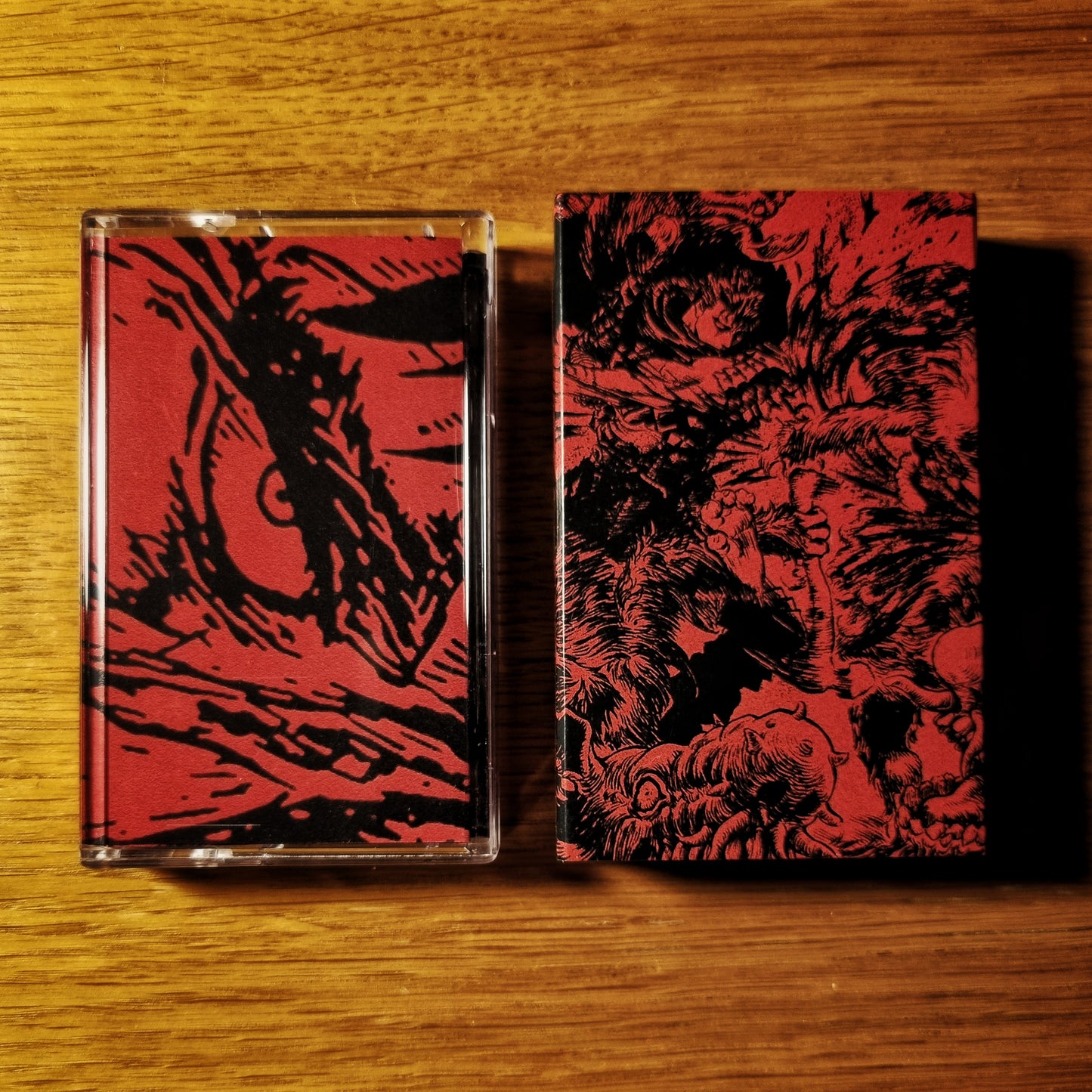 Scarlet Eclipse & Orlok's Mourning - The Black Swordsman Cassette Tape