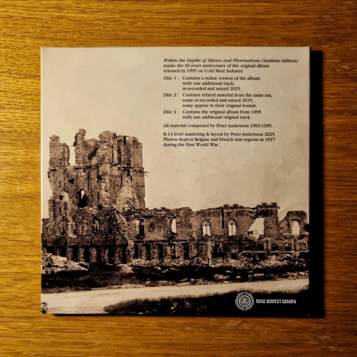 raison d'être - Within the Depths of Silence and Phormations (Sublime edition) 3xCD