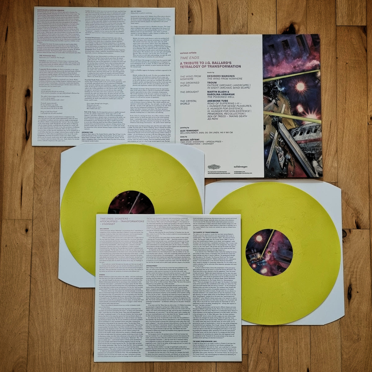 V/A - Time Ends: A Tribute to J.G. Ballard's Tetralogy Of Transformation Vinyl 2xLP