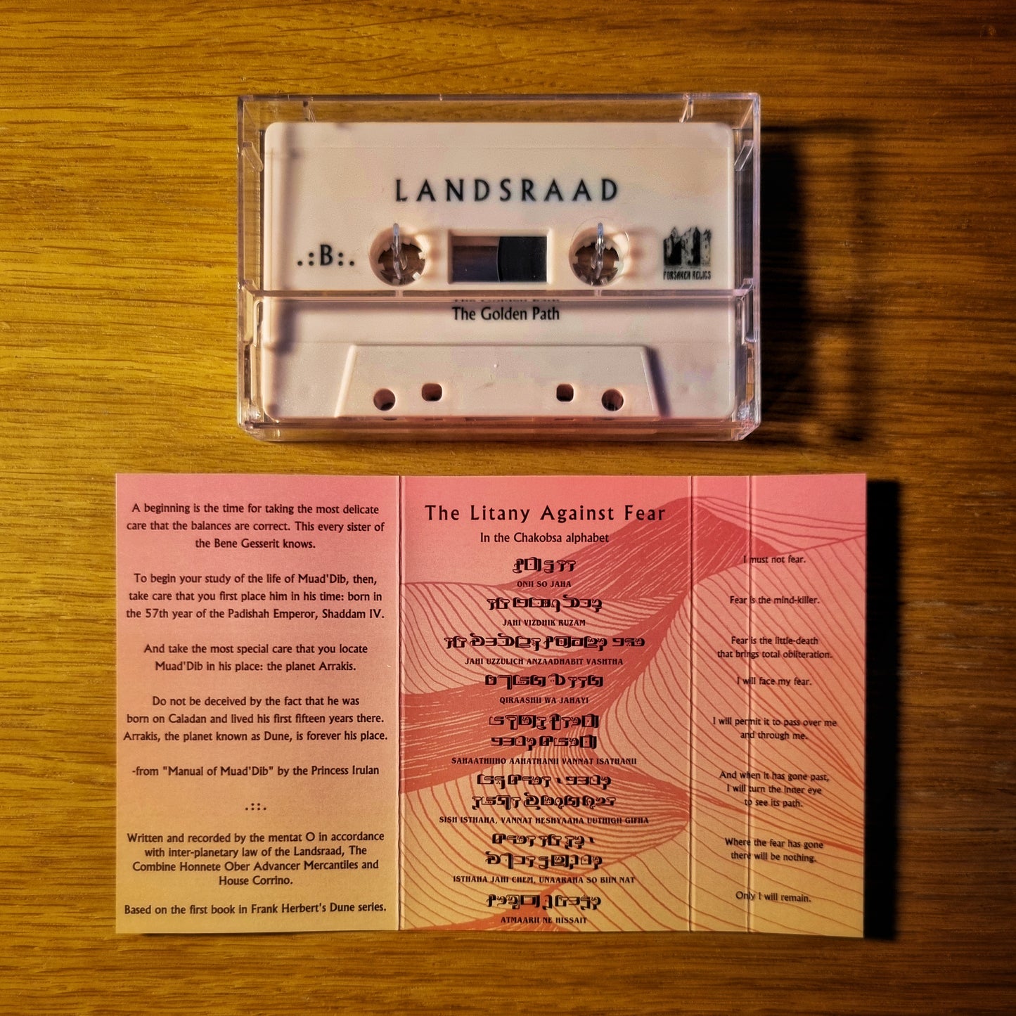 Landsraad - The Golden Path Cassette Tape