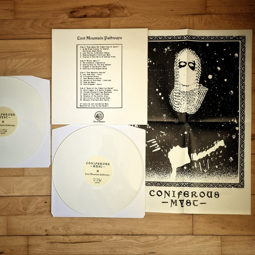 Coniferous Myst - Lost Mountain Pathways Double White Vinyl LP