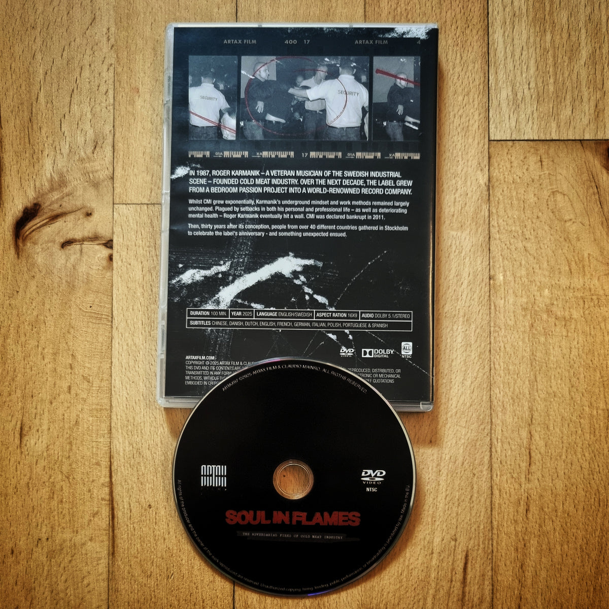 Soul in Flames DVD - The Adverserial Fires of Cold Meat Industry