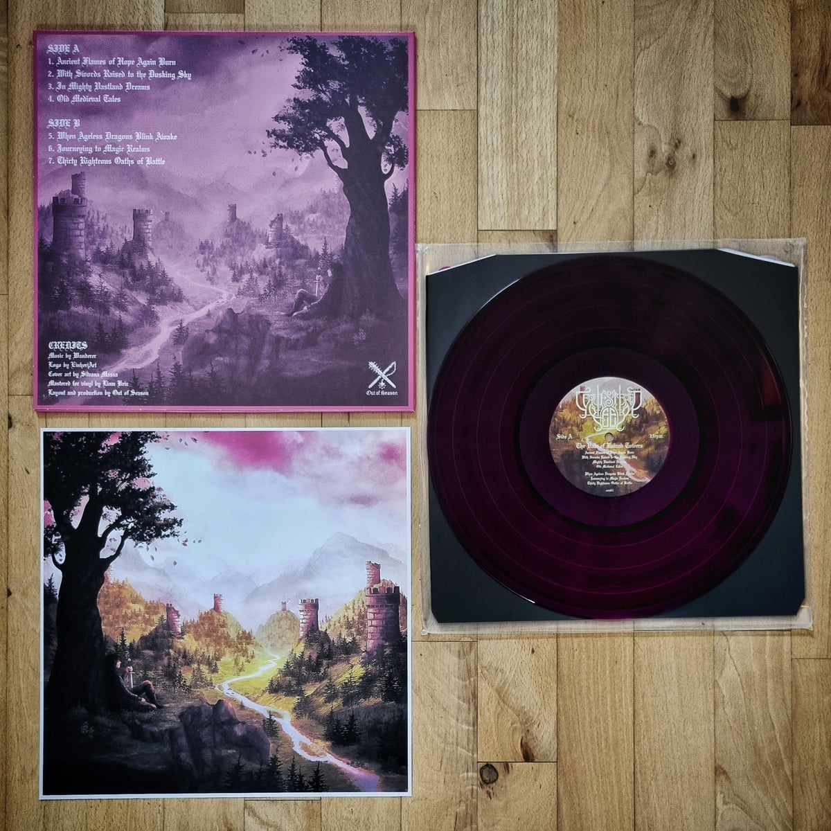 Sequestered Keep - The Vale of Ruined Towers Purple Vinyl LP