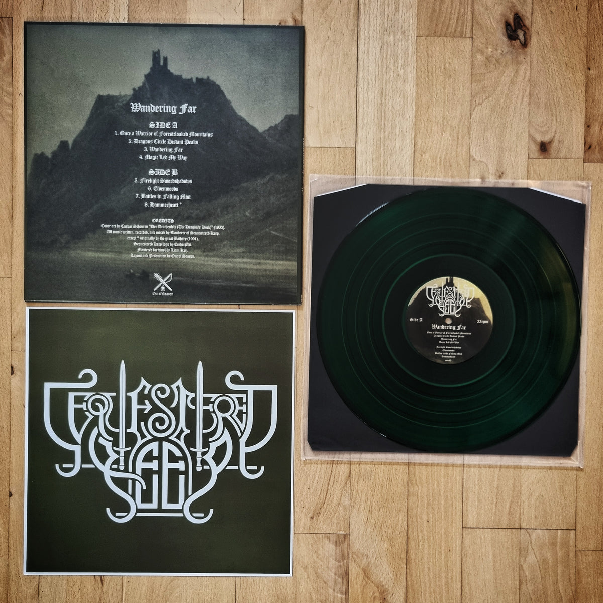 Sequestered Keep - Wandering Far Purple Vinyl LP