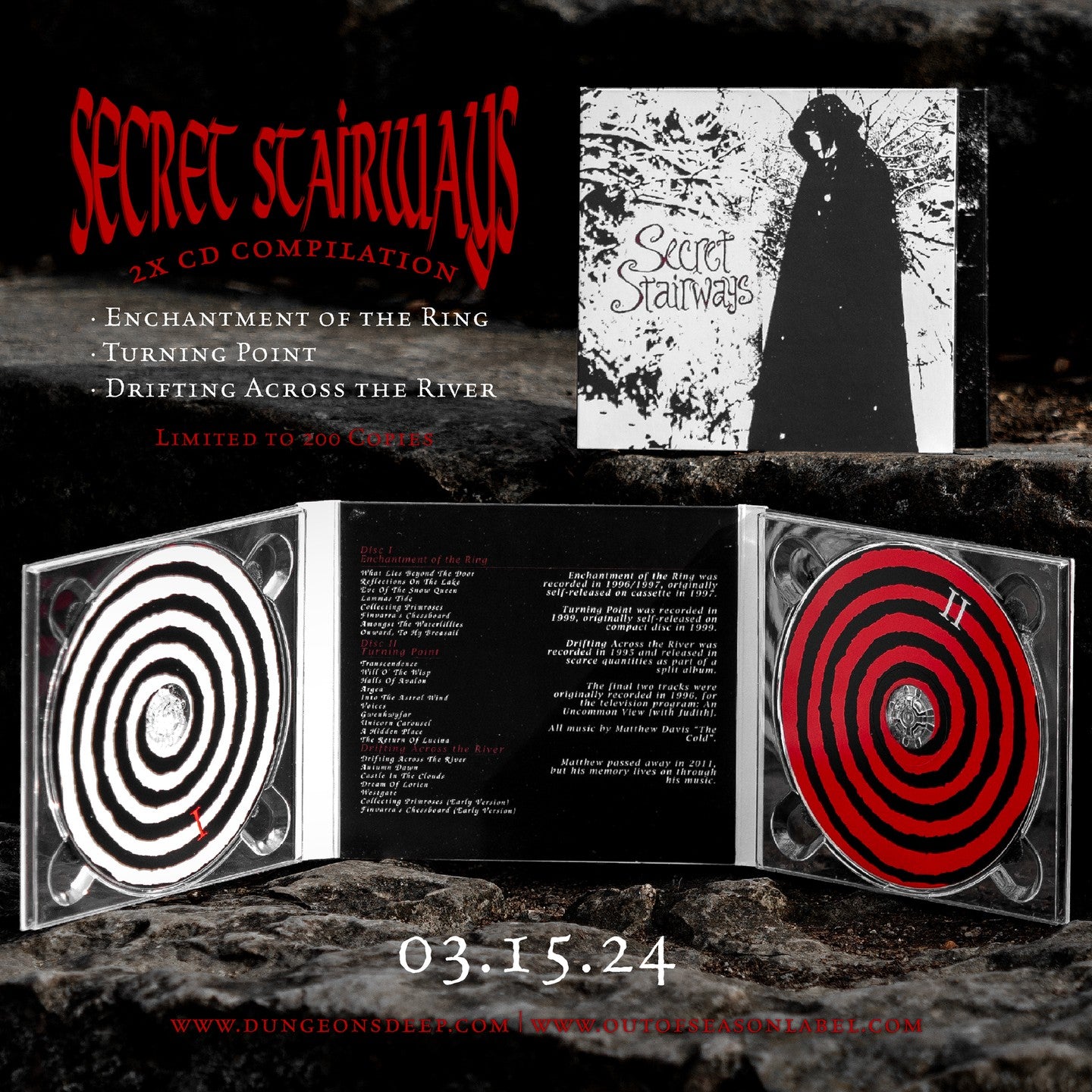 Secret Stairways Compilation 2xCD Digipak