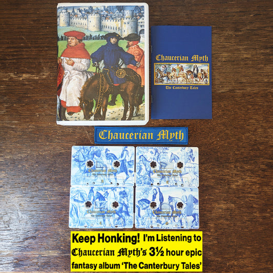 Chaucerian Myth - The Canterbury Tales 4xCassette Tape Box