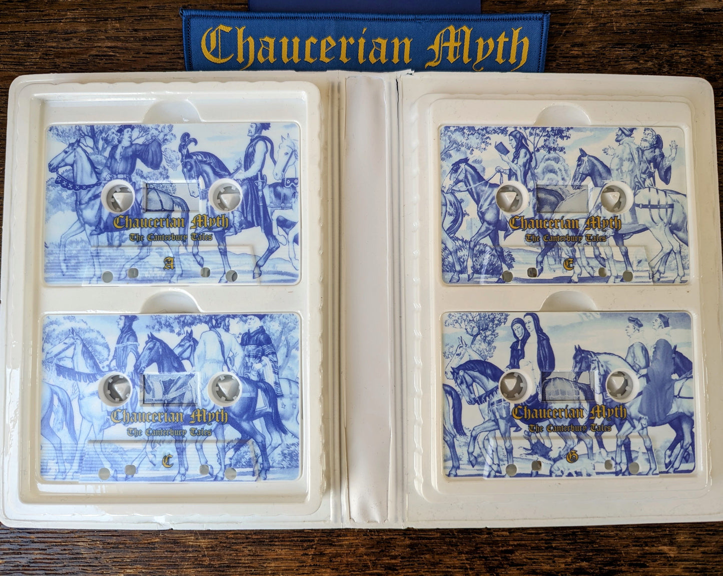 Chaucerian Myth - The Canterbury Tales 4xCassette Tape Box