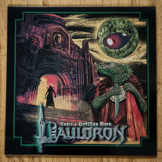 Pauldron - Under a Reptilian Moon Yellow Vinyl LP