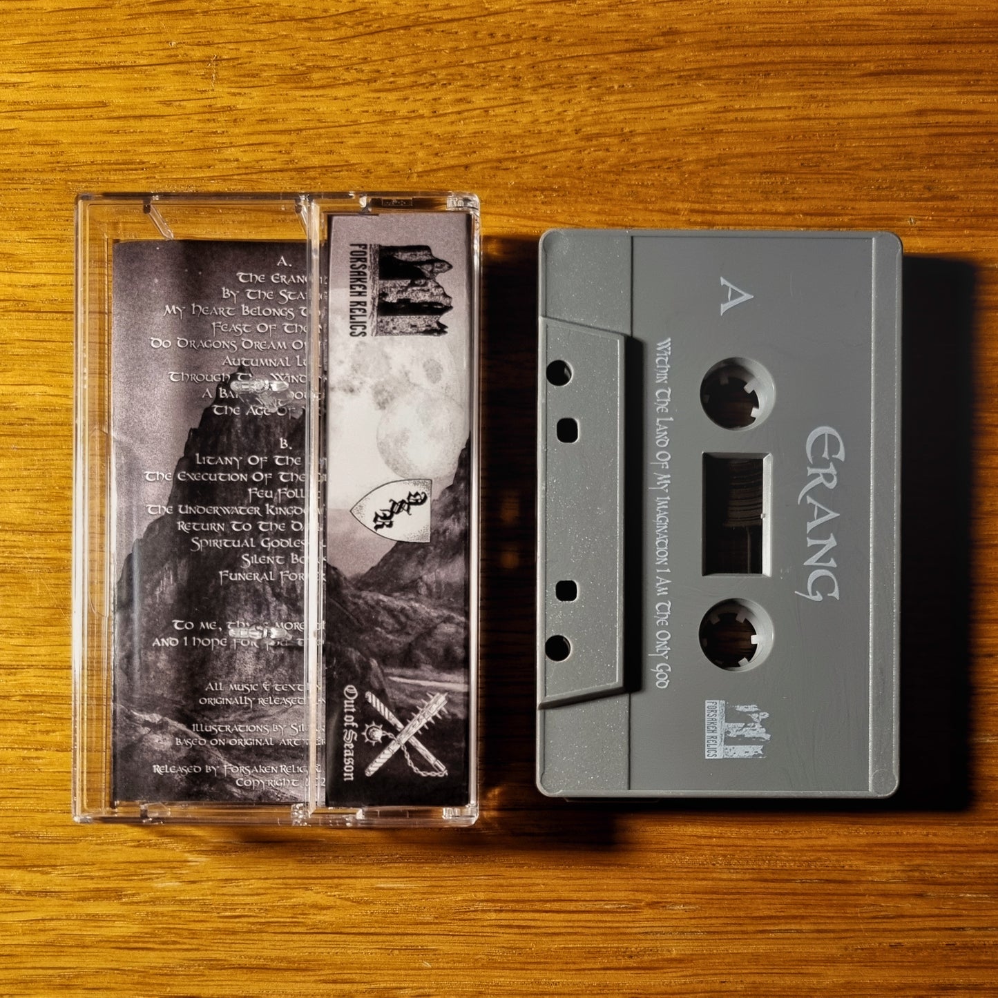 Erang - Within The Land Of My Imagination I Am The Only God Cassette Tape