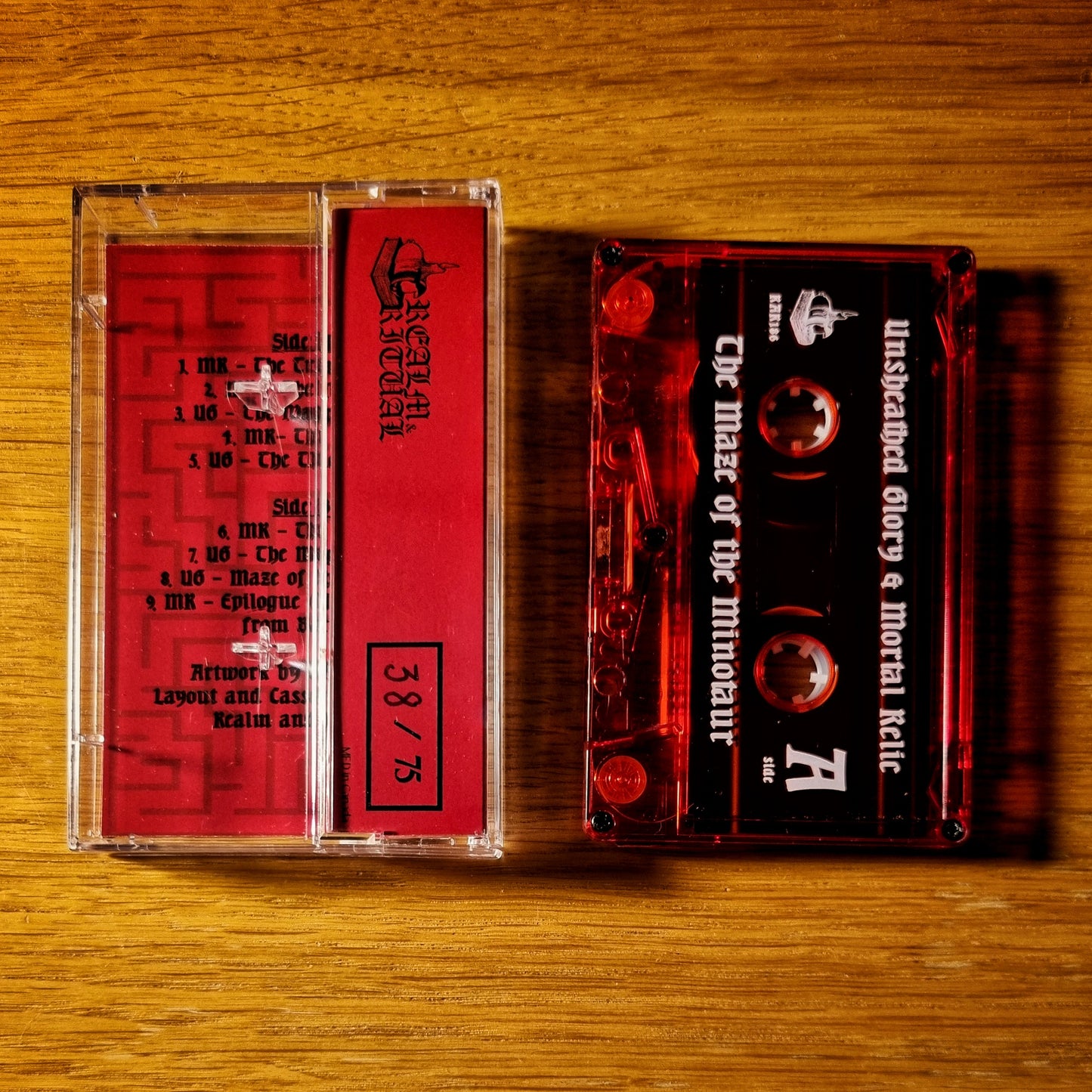 Unsheathed Glory & Mortal Relic - The Maze of the Minotaur Cassette Tape