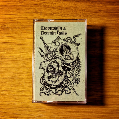 Mortwight & Vermin Halls - Mortwight / Vermin Halls Cassette Tape