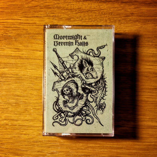 Mortwight & Vermin Halls - Mortwight / Vermin Halls Cassette Tape