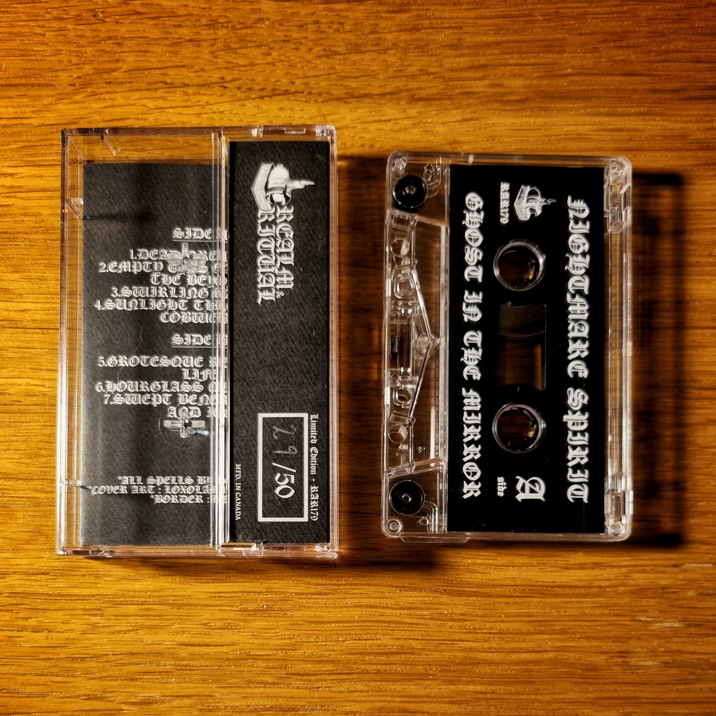 Nightmare Spirit - Ghost in the Mirror Cassette Tape