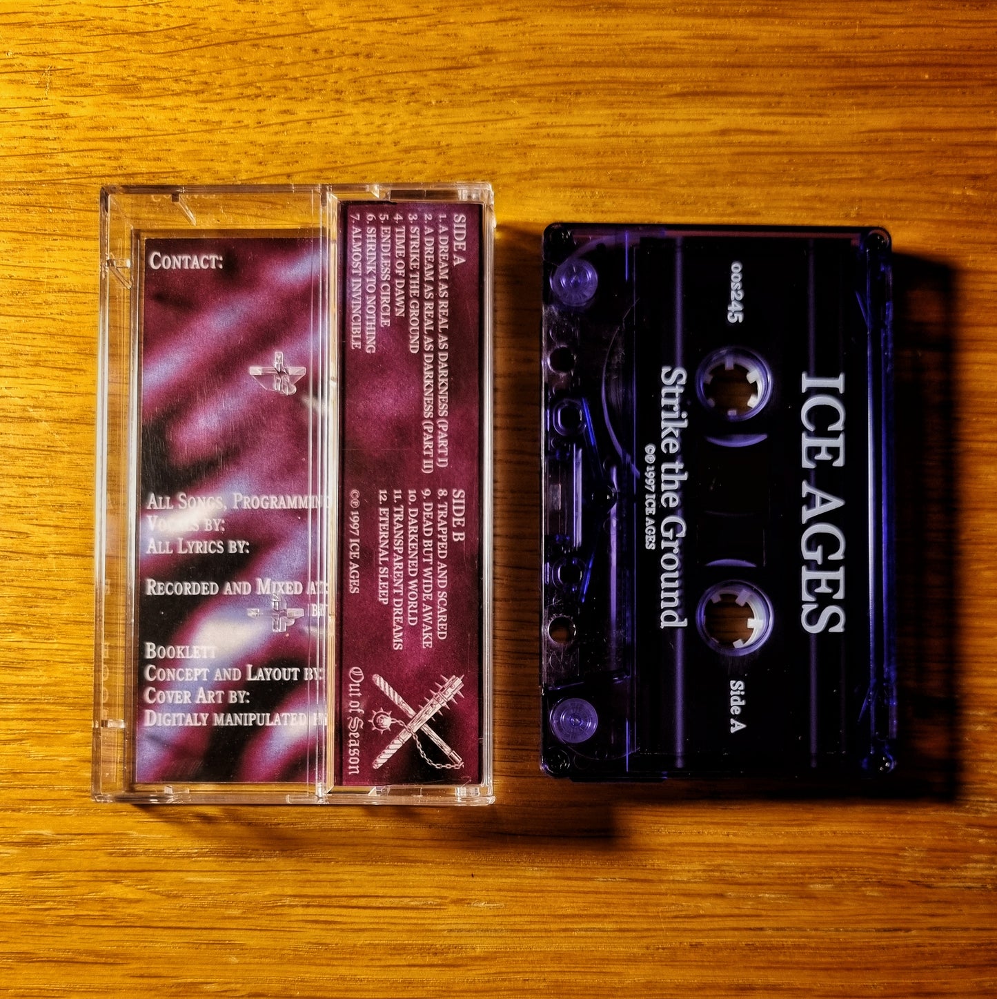 Ice Ages - Strike The Ground Cassette Tape