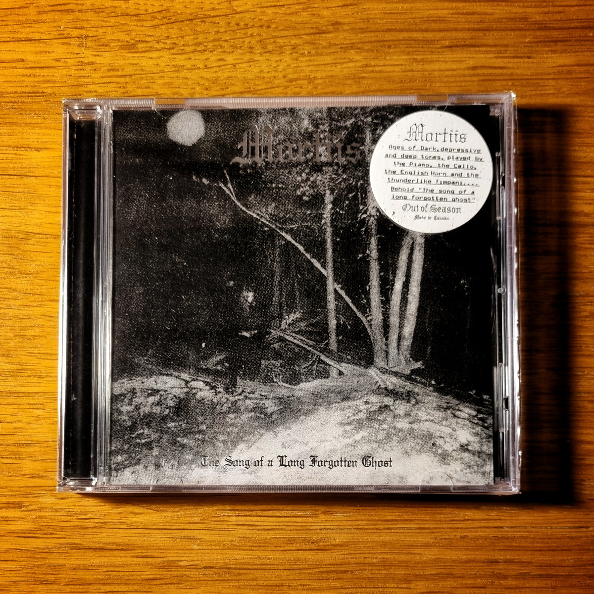 Mortiis - The Song of a Long Forgotten Ghost Jewelcase CD