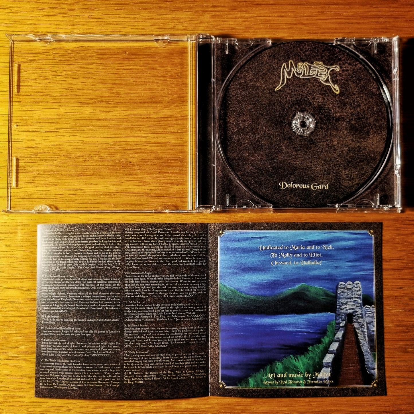 Malfet - Dolorous Gard Jewelcase CD