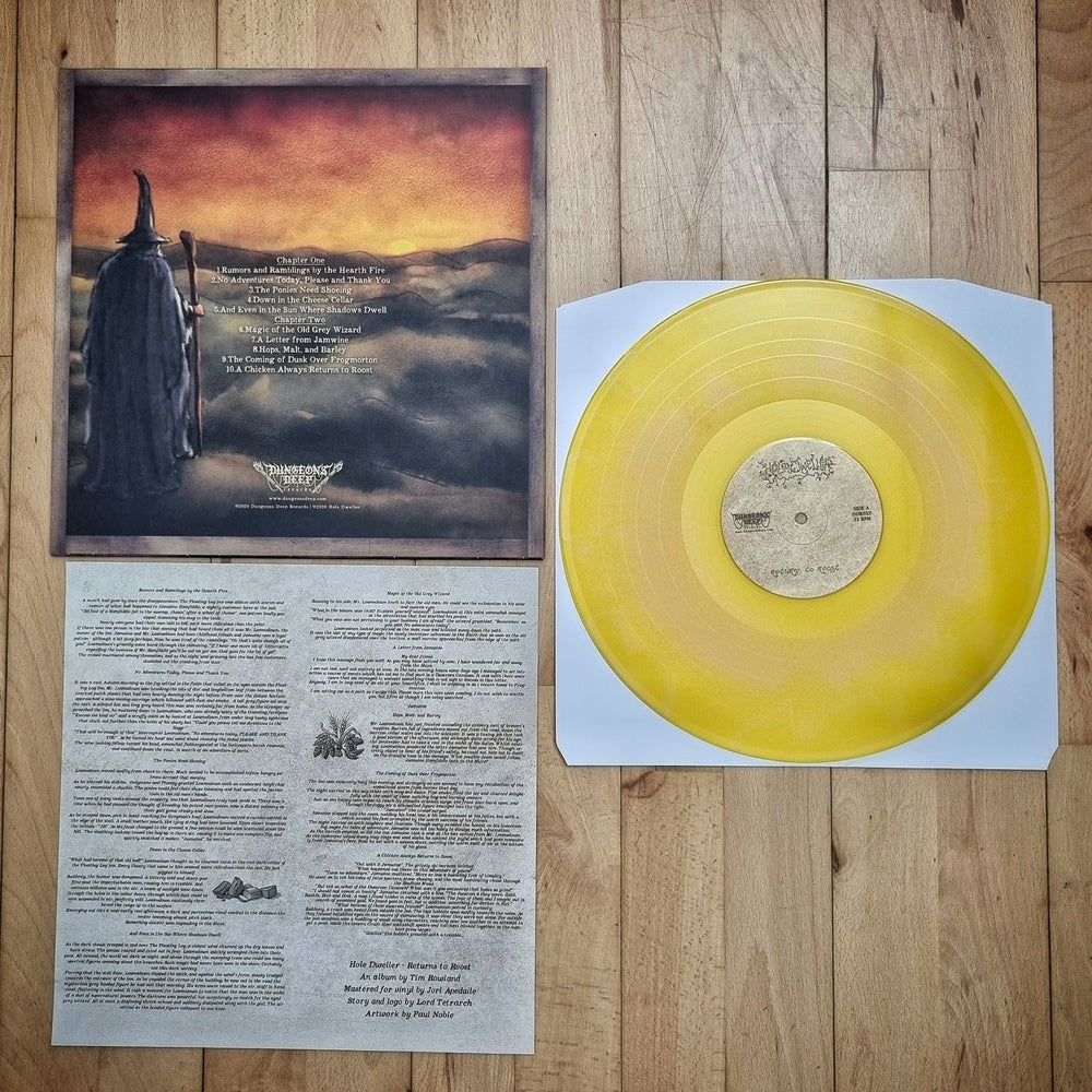 Hole Dweller - Returns to Roost Yellow Vinyl LP