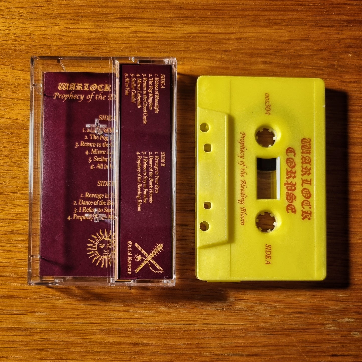 Warlock Corpse - Prophecy of the Bleeding Bloom Cassette Tape