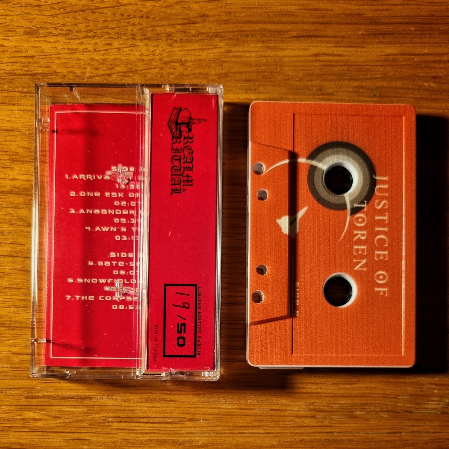 Resinator - Justice Of Toren Cassette Tape