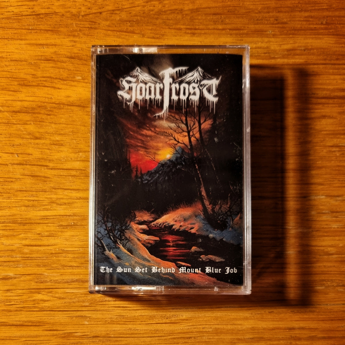Hoarfrost - The Sun Set Behind Mount Blue Job Cassette Tape