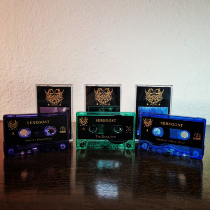 Seregost - Early Albums 3x Cassette Tape Bundle /w signed card