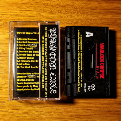 Warlock Corpse - It's Alive Cassette Tape