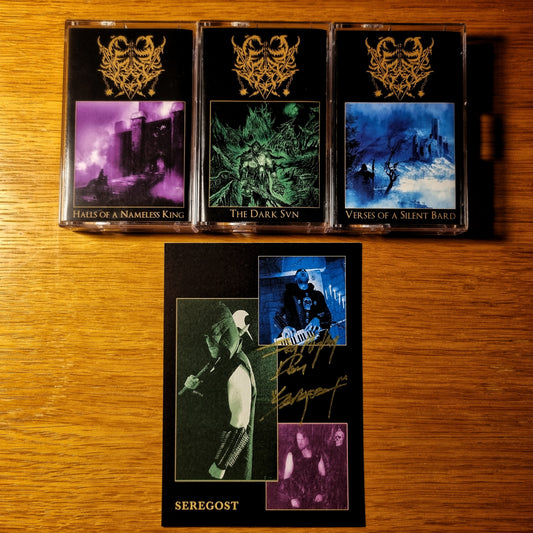 Seregost - Early Albums 3x Cassette Tape Bundle /w signed card