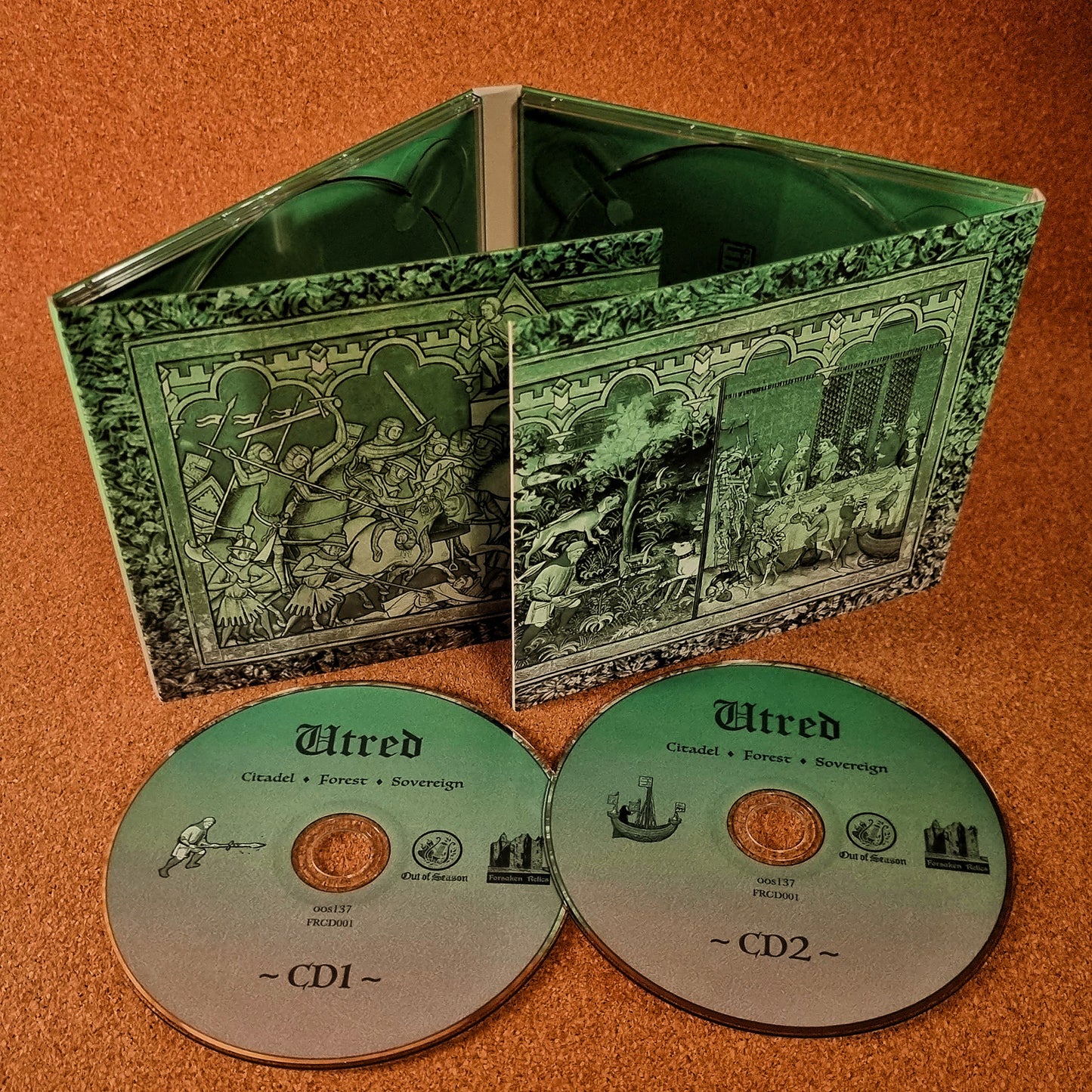 Utred - Citadel ◊ Forest ◊ Sovereign 2xCD digipak